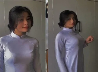 Nữ sinh áo dài mông tròn phê như điên